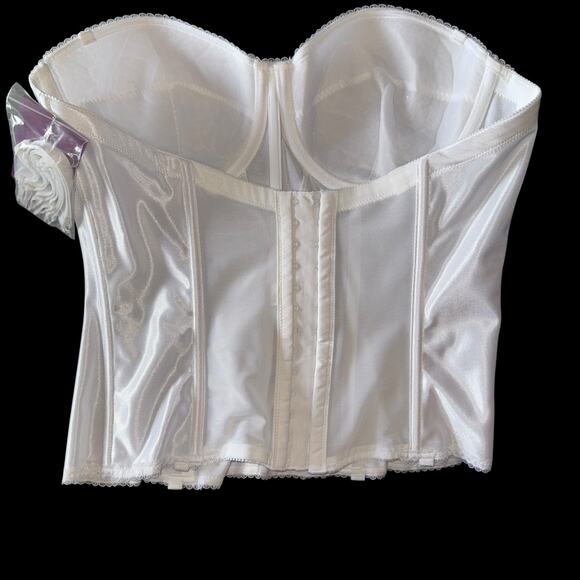 NWT Dominque Intimate Apparel - Juliette Corset- White- 36D - Picture 2 of 5